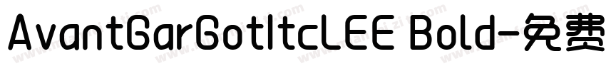 AvantGarGotItcLEE Bold字体转换